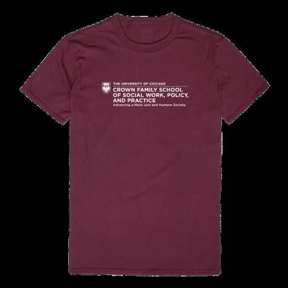 W Republic 516-469-MAR-03 University of Chicago Maroons Institutional T-Shirt, Maroon - Large