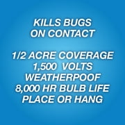 PIC 15W Bug Zapper with Black Light Technology, 1/2 Acre Coverage