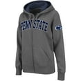 thumbnail image 2 of Women's Colosseum  Charcoal Penn State Nittany Lions Arched Name Full-Zip Hoodie, 2 of 3
