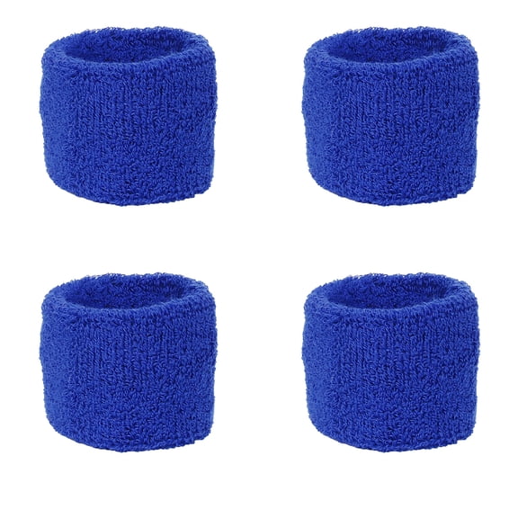 Cotton Mouthpiece Cover for Electronic Wind Instruments Accessory - Set of Four Moisture Absorbing Cotton Sleeve for Wind Instruments Flute, Clarinet and Blowpipe(Blue)
