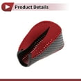 thumbnail image 4 of Cubierta de pomo de cambio de marchas Unique Bargains, protector de manija de cambio para Honda CRV 2008-2011, cuero negro y rojo, 4 of 6