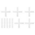 thumbnail image 1 of Conector de Manguera de Vacío Unique Bargains 3/8" I Conector de Manguera de Vacío de 2 Vías y 4 Vías para Automóvil PE Blanco 1set, 1 of 7