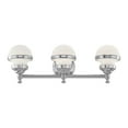 thumbnail image 2 of 5713-05 Livex Lighting Oldwick - 3 Light Bath Vanity in Modern Style - 24 Inches wide by 8.25 Inches high-Polished Chrome Finish, 2 of 16