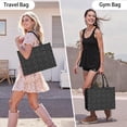 thumbnail image 6 of Large Capacity Tote Bag,Black Cosmic Pattern Handbag Fashion Luxury Tote Bag,15.7"x13"x 5.1" Inches,Laptop Compatible, 6 of 6