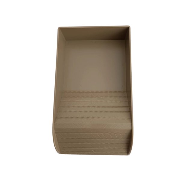 Methold Lavabo de baño de animales para reptiles pequeños, tazón de bañera lavable portátil, rampa de escalada, de agua, bandeja para Alimentadores automáticos de peces Color de madera al azar