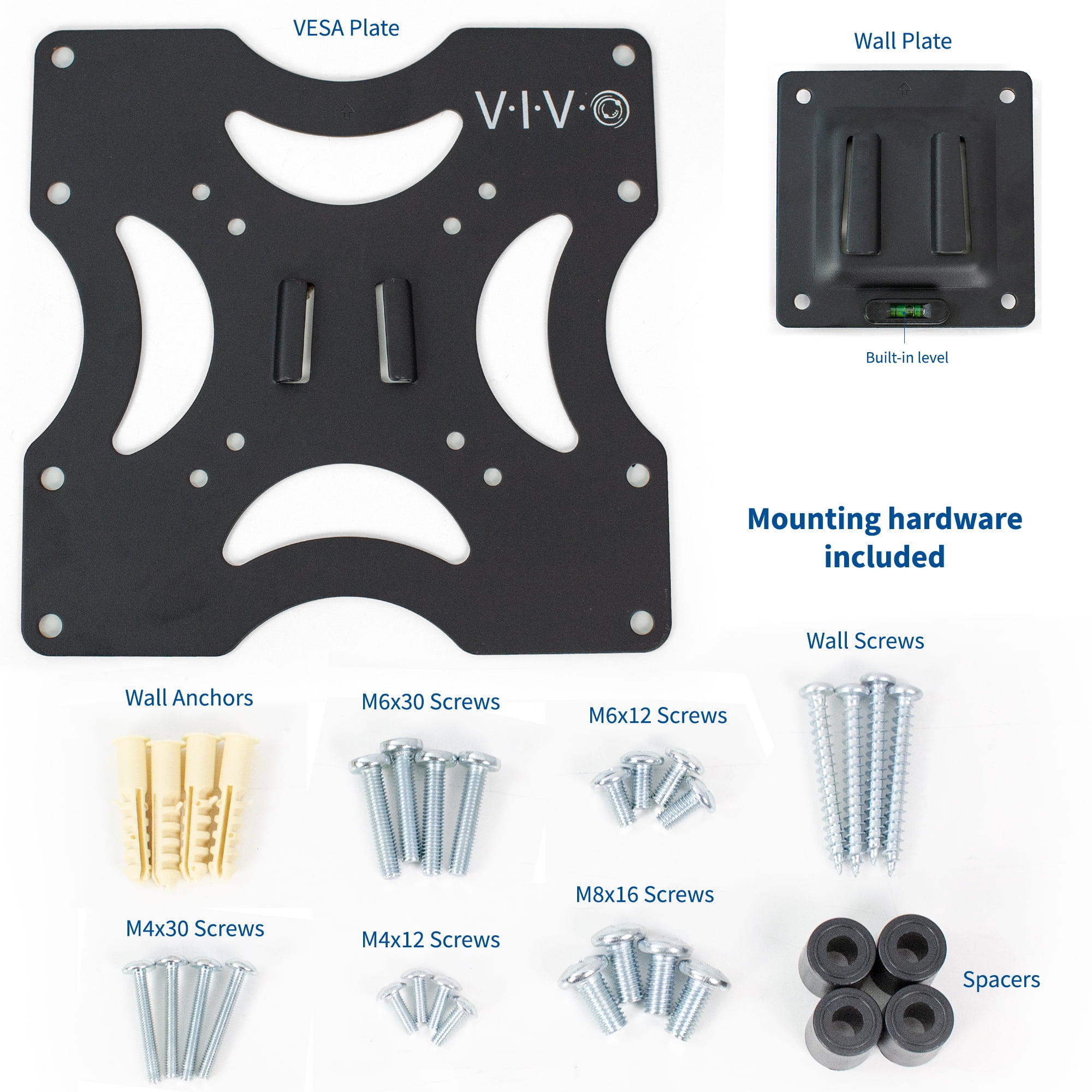 VIVO TV Wall Mount for Screens 23'' to 37'' | VESA Bracket Max 200x200