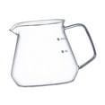 thumbnail image 1 of Jarra de vidrio de borosilicato, cafetera manual con gotero, uso versátil, reutilizable, transparente, para el hogar, Camping, entusiastas del café, 400ml Gloria cafetera, 1 of 9