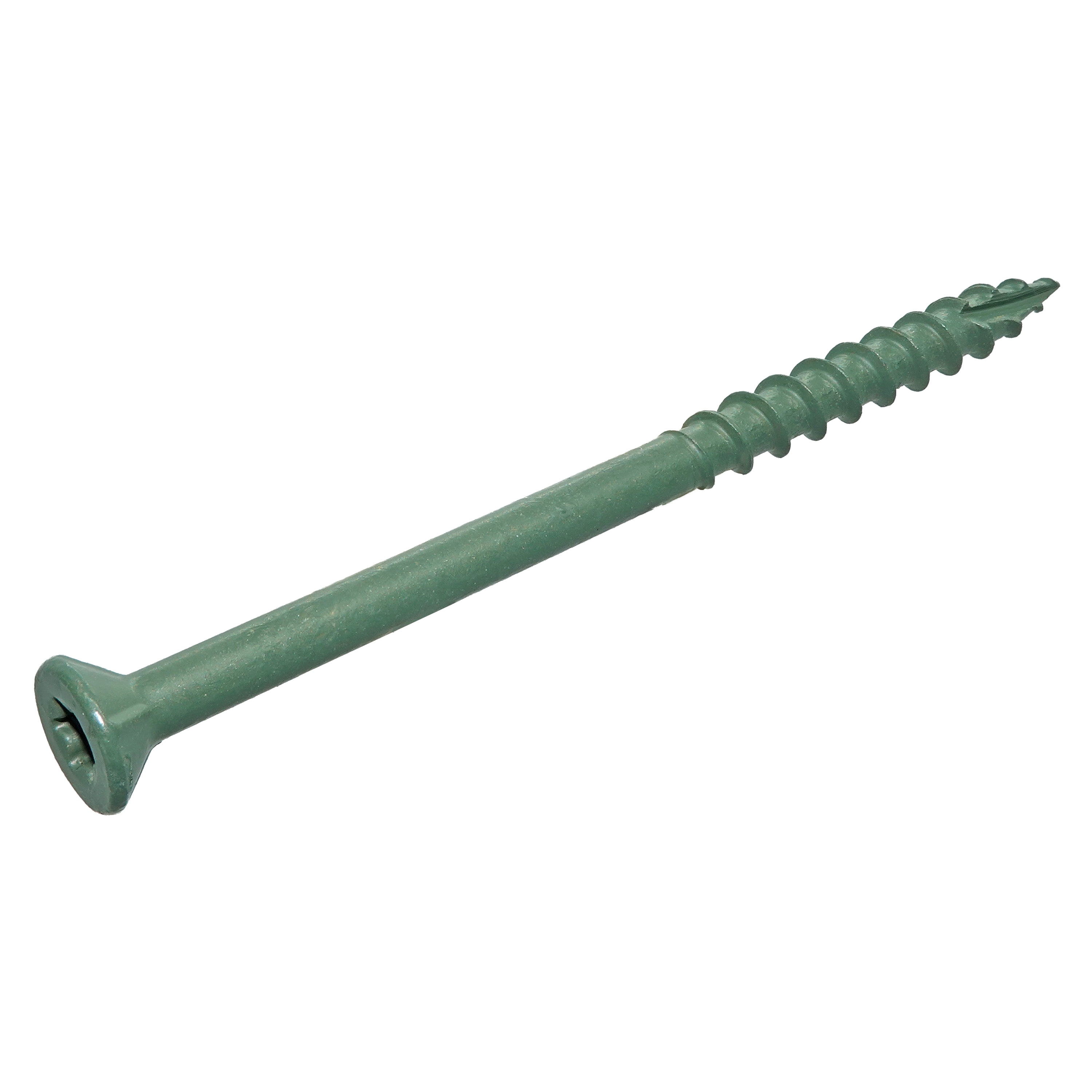 Grip-Rite PrimeGuard Plus #9 x 3 in. Green Wood to Wood Deck Screw 25 lb.