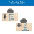 thumbnail image 4 of Mount-It! Under desk Deluxe CPU Mount with Sliding Track, 4 of 8