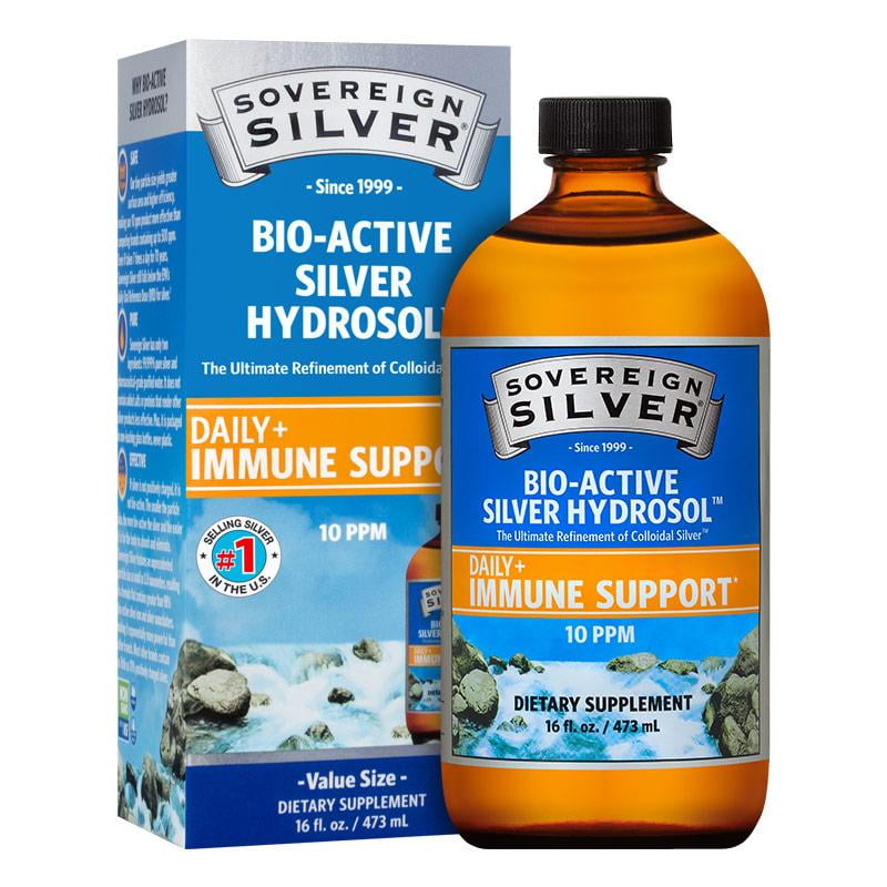 Sovereign Silver BioActive Silver Hydrosol, 10 ppm, 16 fl oz (473 ml