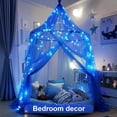 thumbnail image 4 of Fairy Lights JMEXSUSS 200 LED, 20 m, batería azul resistente al agua, 4 of 9
