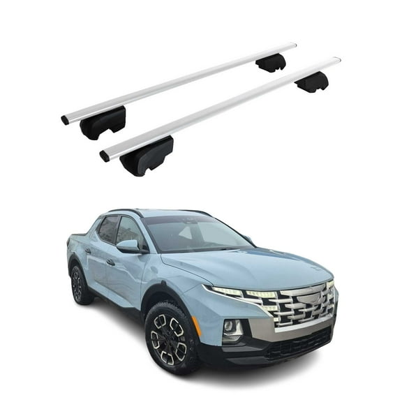 For 2022-2025 Hyundai Santa Cruz Roof Racks Luggage Carrier Cross Bars Iron Gray
