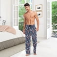 thumbnail image 5 of HPINK-T Cartoon Axolotl Men's Pajama Pants Super Soft Sleep Lounge Pants Pjs Bottoms with Pockets, 5 of 6