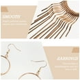 thumbnail image 2 of 4 Pairs Earring Hoops Drop Earrings for Women Concise Miss Alloy, 2 of 6