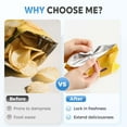 thumbnail image 4 of Mini Bag Sealer, 2026 Upgraded 2 in 1 Mini Bag Sealer with Cutter and Magnet, Rechargeable Mini Bags Sealer Portable Resealer Machine for Snack Plastic Bags Food Storage Travel, 4 of 7