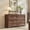 Brown, variant on ACCOHOHO Farmhouse 6 Drawer Dresser, Rustic Wood Dresser Chest of Drawers for Bedroom，52'' Wide TV Stand with Large Drawers for Living Room， White