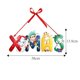 thumbnail image 1 of Colgador de puerta colgante de Navidad, cartel de Papá Noel, árbol de Navidad, adornos de alce Snoweman, decoración de fiesta de año nuevo, 2024, 1 of 4