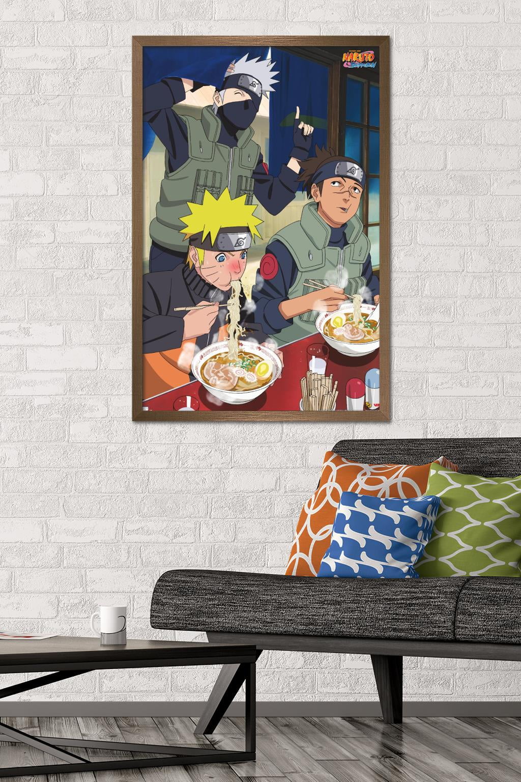Naruto - Food Wall Poster, 22.375" x 34", Framed