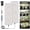Silver, variant on RibRave Grow Lights - 276 LED Full Spectrum Plant Light with Auto Timer (6/12/16H), 3 Color Modes & 5 Dimmable Levels, 24W UL Adapter Growing Lamp Panel for Indoor Plant Stand (2 Panels)