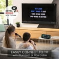thumbnail image 4 of MASINGO Karaoke Machine for Adults and Kids with 2 Wireless Microphones, Portable Bluetooth Singing Speaker, Colorful LED Lights, PA System, Lyrics Display Phone Holder, and TV Cable. Presto G2 Black, 4 of 8