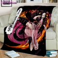 thumbnail image 1 of Kamado-Manta de franela Nezuko Demon Slayer, funda lavable para sofá, senderismo, Picnic, ocio, a la moda, 1 of 4