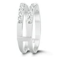 thumbnail image 2 of SZUL Women's 1 Carat TW Diamond Insert Ring in 14K White Gold (J-K-L Color, I2-I3 Clarity), 2 of 4