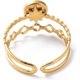 thumbnail image 3 of 1 pieza de engaste de anillo plano redondo de acero inoxidable 304, componentes de anillo de puño abierto, engastes de anillos de copa con bisel, bases de anillos para dedos., 3 of 3