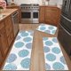 thumbnail image 1 of MeyJey Juego de Tapete y Tapete de Cocina Boho de 3 Piezas, Tapetes Antideslizantes Lavables a Máquina para el Piso de la Cocina, Comedor/lavandería/sala de Estar, 1 of 13
