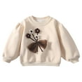 thumbnail image 2 of Bnwani Toddler Shirts Long Sleeve Cotton Fleece Fashion Tops 12-24 Momths, 2 of 7