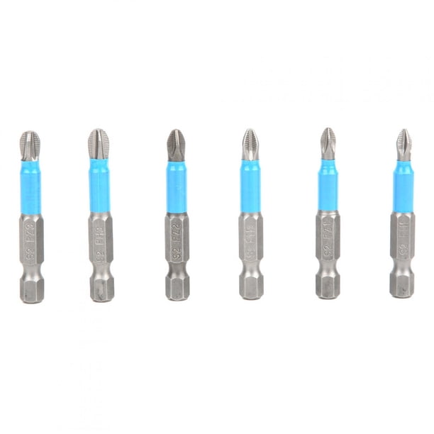 Juego de 12 Puntas de destornillador NikouMX Brocas magnéticas antideslizantes 50 mm