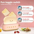 thumbnail image 3 of luz de noche de pan tostado, luz recargable y portátil con temporizador, ideas de regalos de Navidad para bebés, niños, niñas, adolescentes. Rosa LingWen 9024715127358, 3 of 5