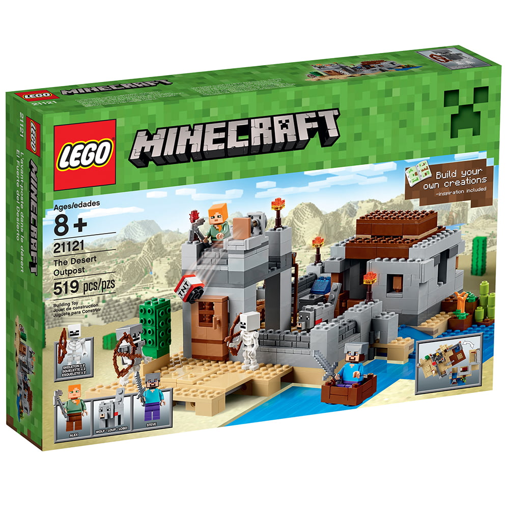Lego Minecraft The Desert Outpost 21121 Walmart Com Walmart Com