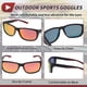 thumbnail image 5 of 1 Set Gafas de Motocicleta Tri-Acetato de Celulosa PC Gafas de Sol para Deportes al Aire Libre para Motocross, Moto de Tierra, ATV Lente Roja Marco Negro y Rojo, 5 of 6