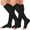 Open Toe Black, variant on 2 Pairs Open Toe Zipper Copper Compression Socks for Women & Men Circulation 15-20 mmHg is Best Support for Athletic Running Cycling, Nursing, Travel