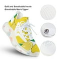 thumbnail image 3 of Lemon Print Lemon Leaves Walking Shoes for Men Woman Lightweight Tennis Fashion Elastic Sports Shoes Cushion Basketball Shoes, 3 of 7