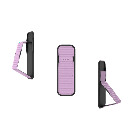 CLCKR - Phone Grip and Stand for Most Cell Phones - Lilac