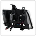 thumbnail image 3 of Blk 2007-2014 Chevy Suburban Tahoe Avalanche OPTIC DRL LED Projector Headlights, 3 of 7