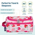 thumbnail image 3 of Wildkin Kids Travel Toiletry Bag (Strawberry Patch), 3 of 7