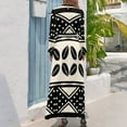thumbnail image 3 of Vestido largo con estampado de tela de barro abstracto africano para mujer, elegante vestido suelto para mujer, vestido de hada, 3 of 5