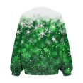 thumbnail image 4 of WXLWZYWL Womens Ugly Christmas Sweater Funny Sweatshirts Holiday 3D Print Trendy Cute Long Sleeve Pullover 2024 Loose Christmas Sweaters Pullover, 4 of 6
