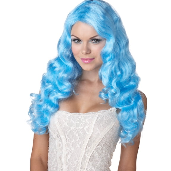 California Costume Collections Blue Sweet Tart Wig 70614CAL Light Blue
