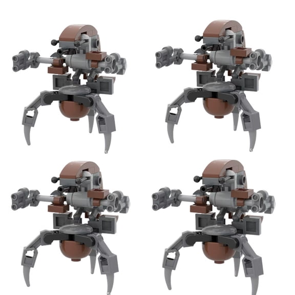 10Set Moc Space Destroyer Droideka Sets The Clone Robot Destroyer Fighting Building Block Army Weapons Bricks Troopers For Gift