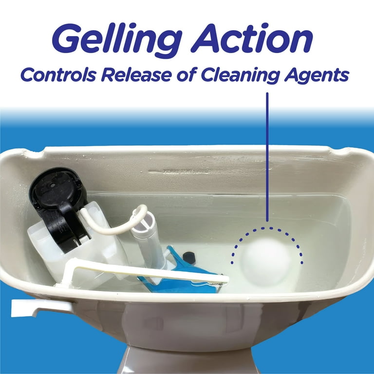 Great Value Automatic Toilet Bowl Cleaner Tablets with Bleaching Action, 2 Count