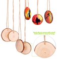thumbnail image 2 of Rebanadas de madera, 30 unidades, 9 — 10 cm, color natural, con agujero, 2 of 6