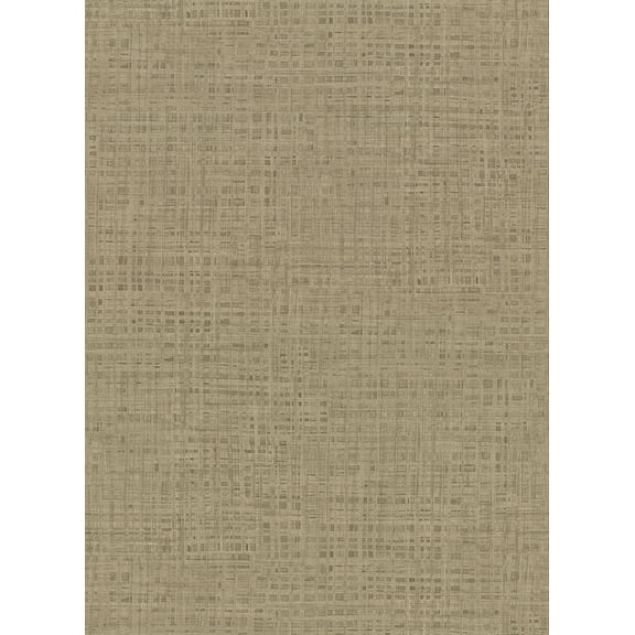 Warner Montgomery Brass Faux Grasscloth Wallpaper, 27-in by 27-ft, 60.8 sq. ft