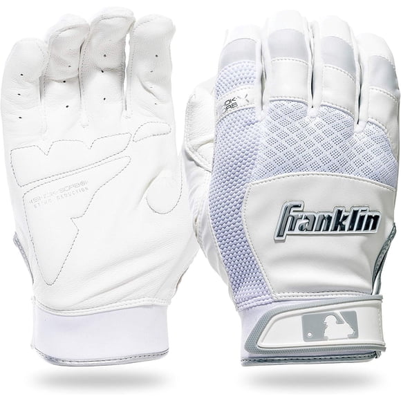 Guanteletas de Beisbol Franklin Shok Sorb Talla S Blanco