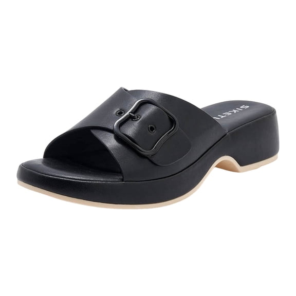 Mostsola Slippers for Women Trendy Wide Width Adjustable Slip on Slides Shoes Lightweight Sandals