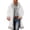 Light Gray, variant on Men's Winter Solid Color Anorak - Warm Casual Coat with Hood for Cold Weather Indoor Outdoor