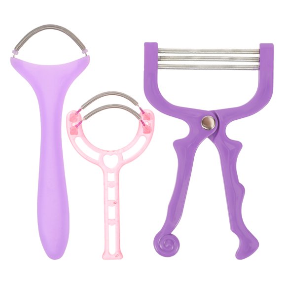 Depiladora Facial portátil para mujer, utensilio para eliminar el vello Facial, depiladora Facial con rosca, 3 uds.
