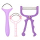 thumbnail image 1 of Depiladora facial de 3 piezas, herramienta para depilar el vello facial con hilo para mujeres, herramienta para depilar el mentón y las mejillas, removedor de vello con resorte., 1 of 5